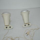 Pair of vintage 60s spots