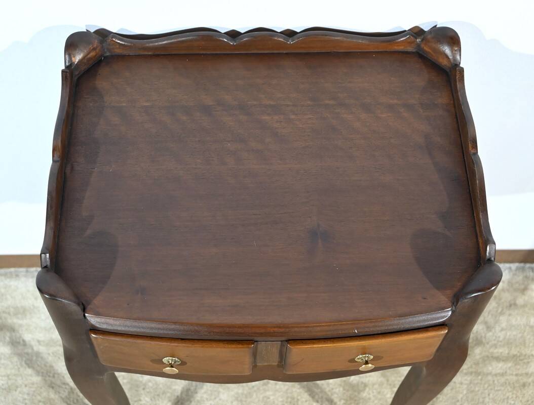 Small Walnut Living Room Table, Louis XV style – 1st Part 20th