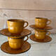 Pagnossin mustard yellow coffee cup
