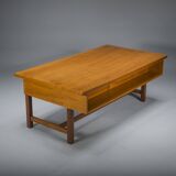 Swedish Freestanding Teak Architect Desk, 1960s