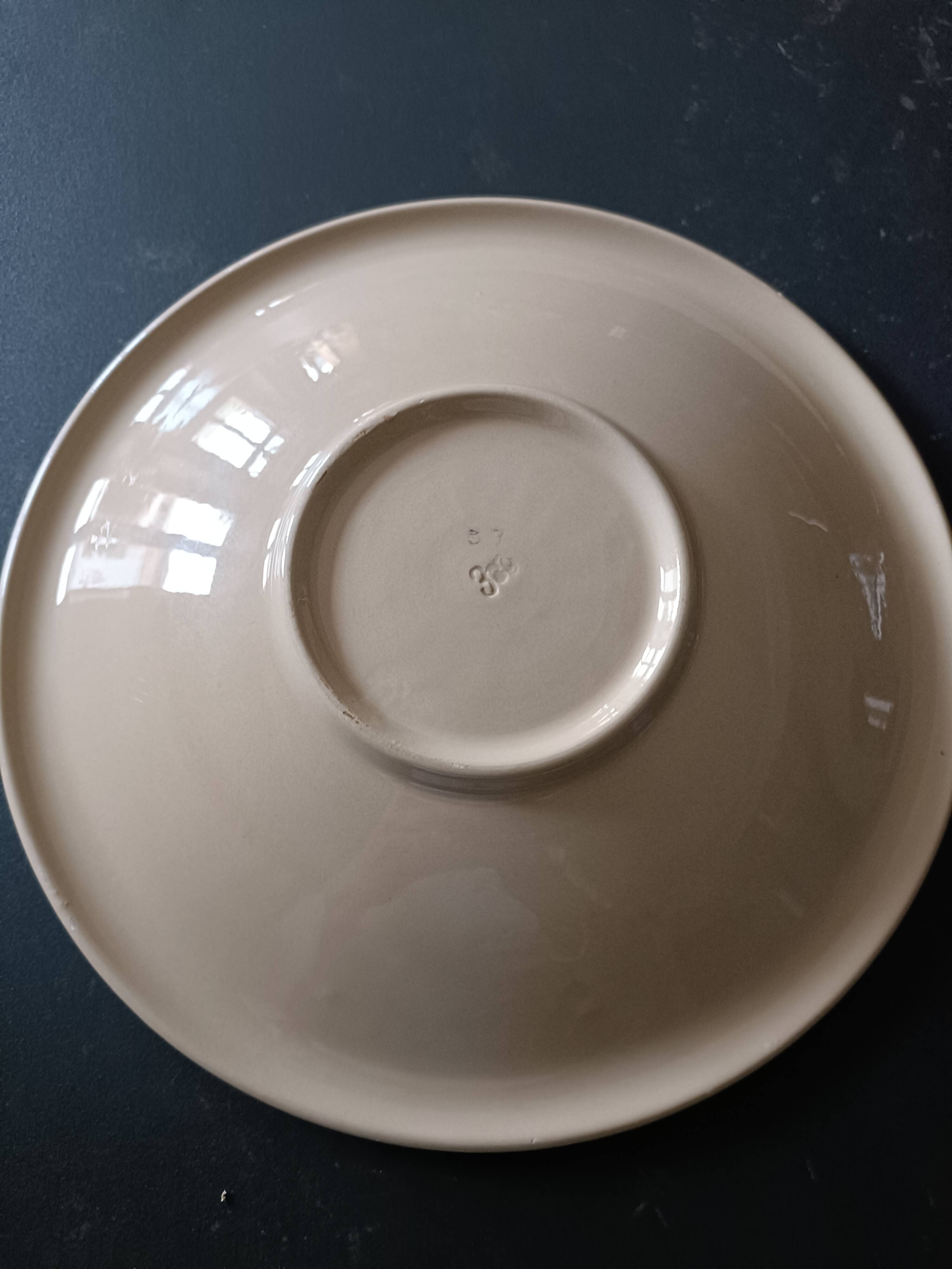 Compotier bas Art déco Badonviller