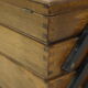 Vintage beech wood sewing box