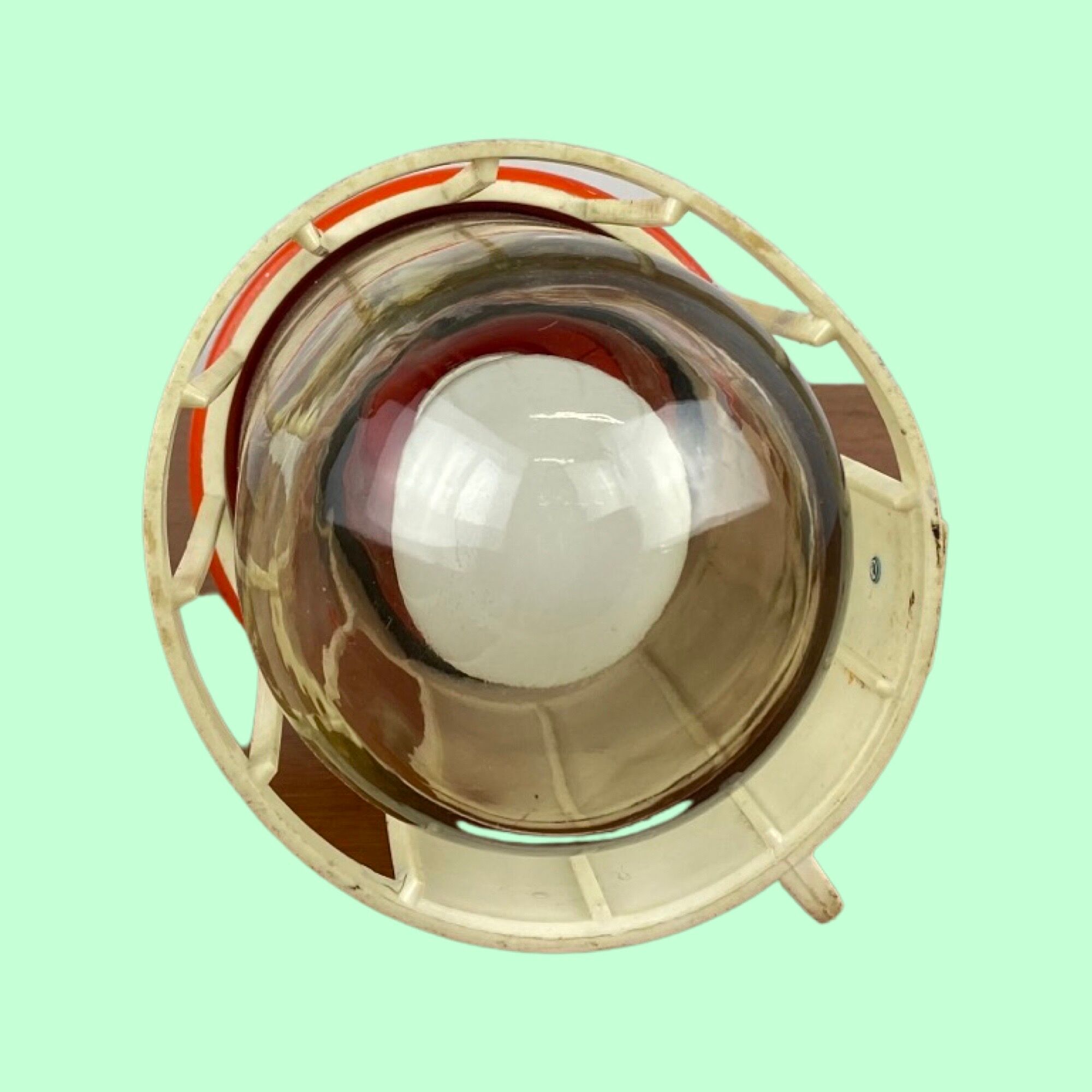 Portable Retro Lamp FRANDSEN Denmark | Danish Design From The Mid Century | Retro Orange Light