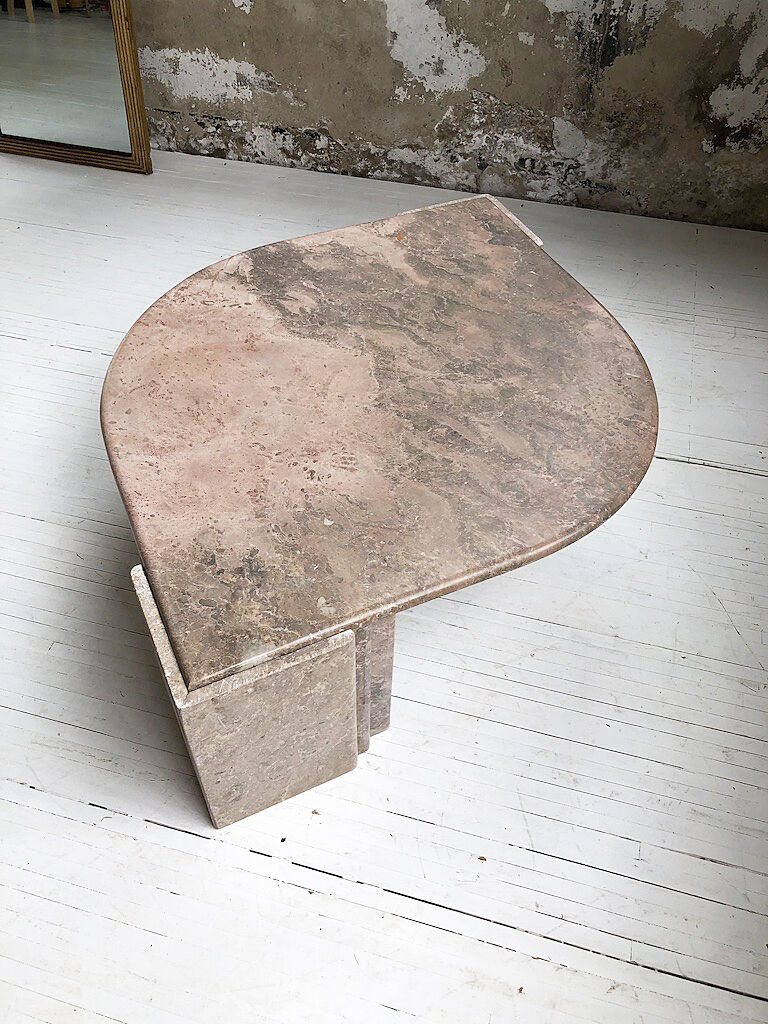 Roche Bobois pink marble table
