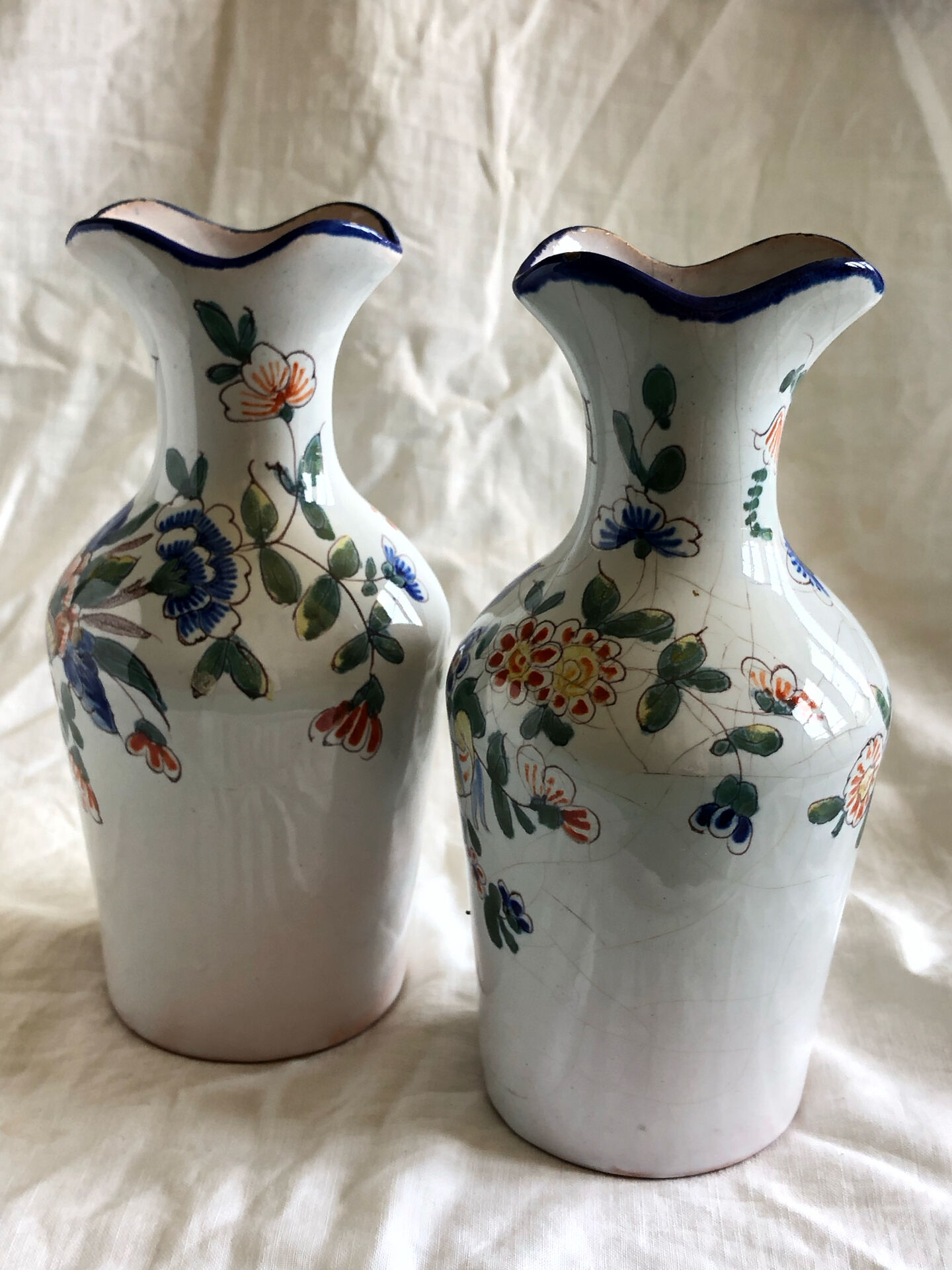 Hand-painted vases