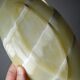Handcrafted alabaster catchall from natural Egyptian vintage, 1960s-1970s.