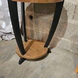 restored art deco round table