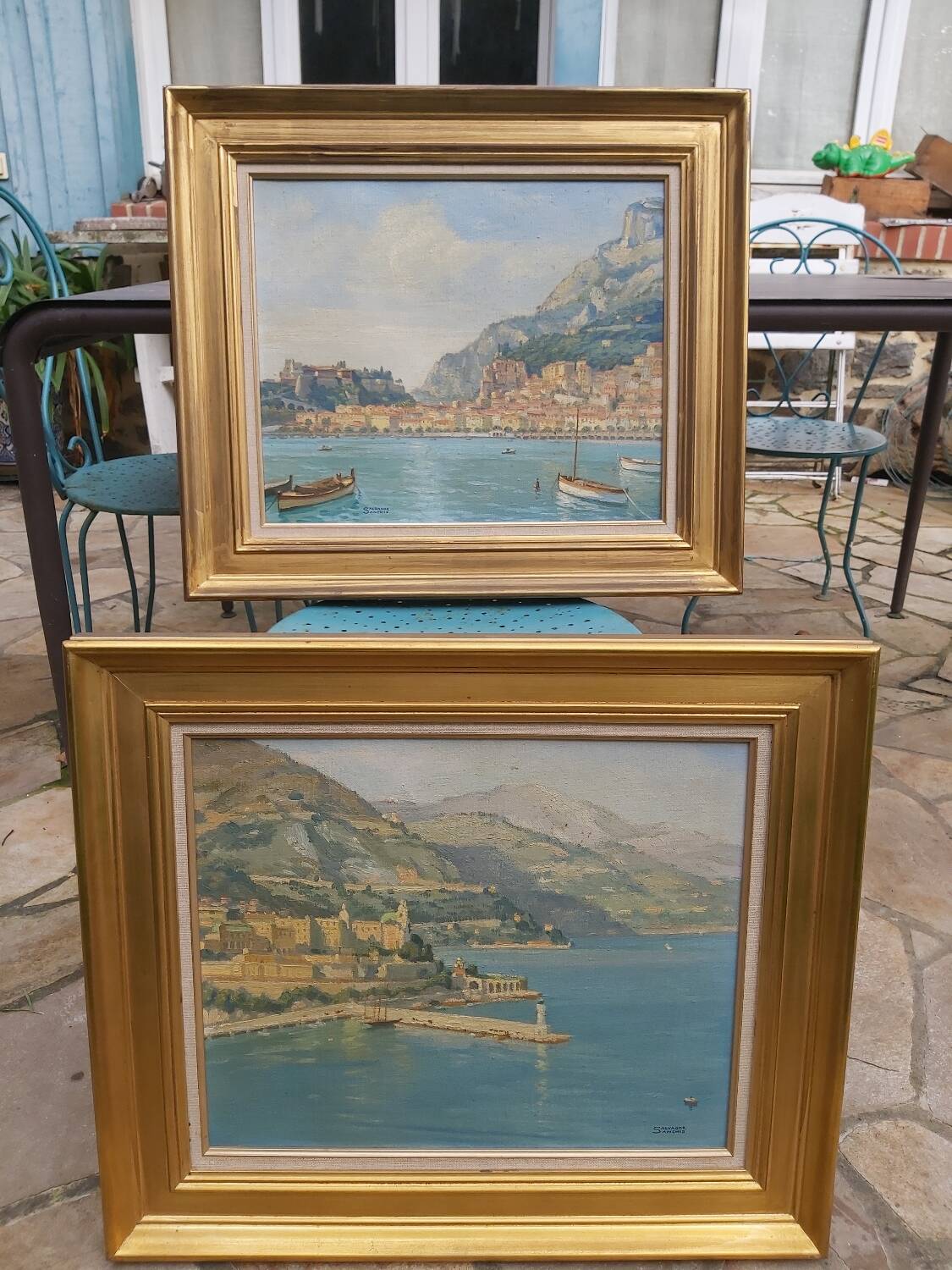 Tableaux Monaco, huile sur toile