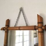Bamboo barber mirror