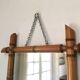 Miroir de barbier façon bambou