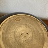 Vase flowers stand in Vallauris earthenware signed