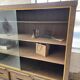 XXL oak display cabinet furniture