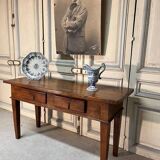 Console espagnole en noyer, début XIXe siècle