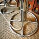 Pair of vintage 70s stools
