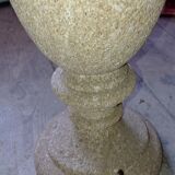 Reconstituted stone lamp