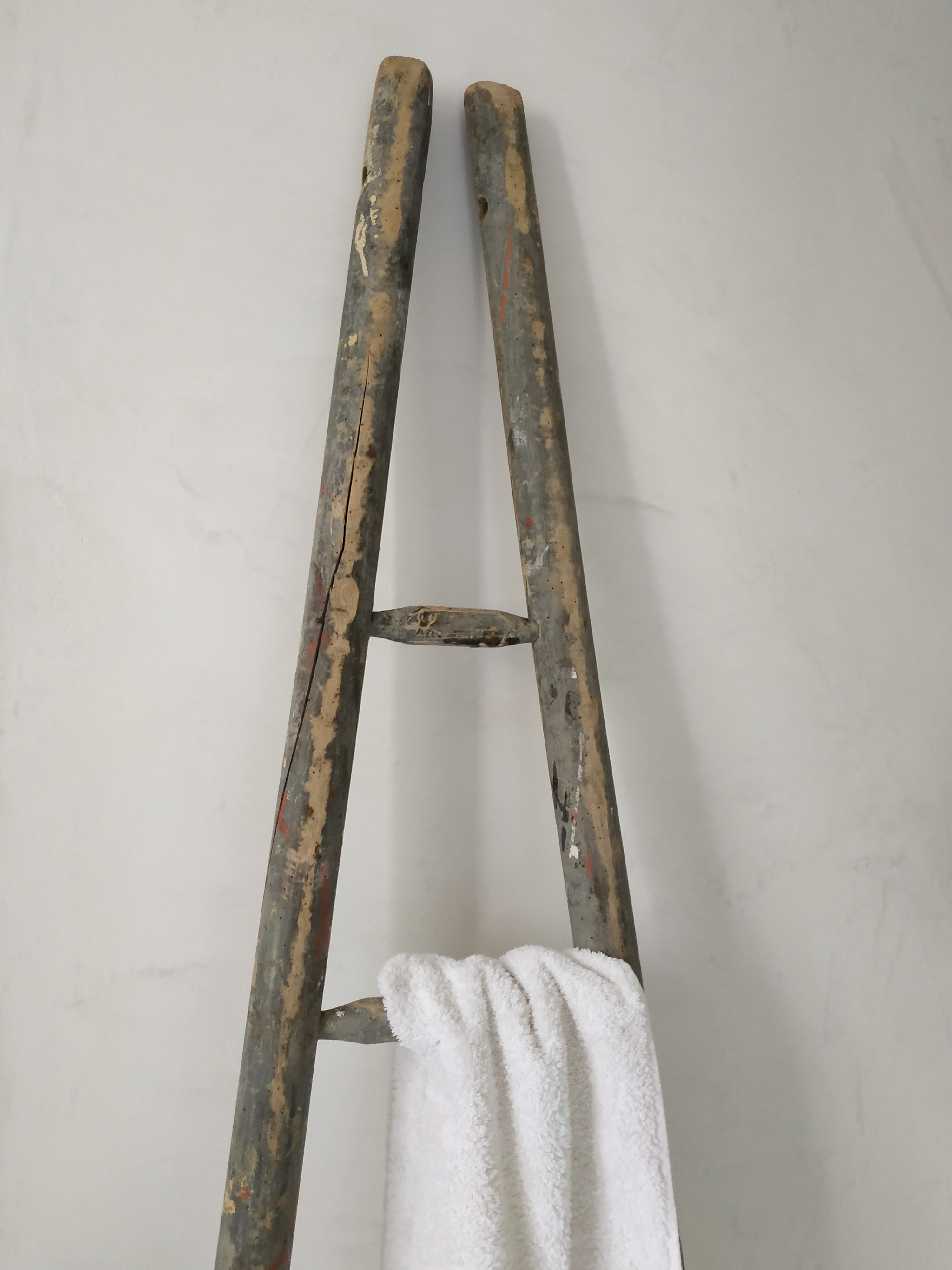 Old wooden farm scale patinated grey