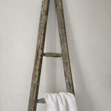 Old wooden farm scale patinated grey