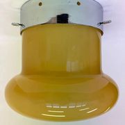 XXL Midcentury Hotel Design Ceiling Lamp, Flushmount, 1970s - Czechoslovakia