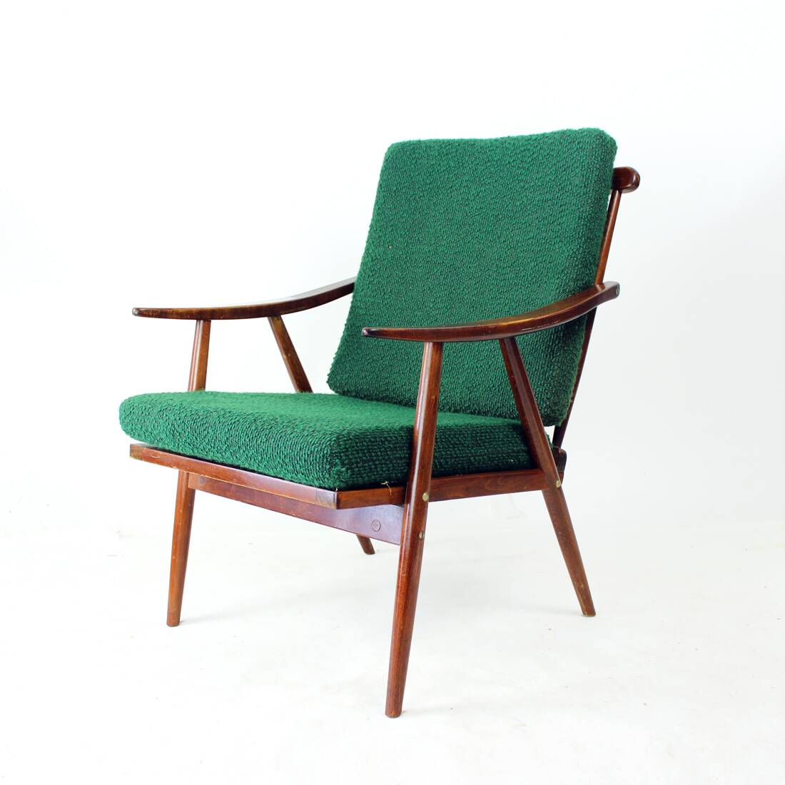 Fauteuil vintage Boomerang par Ton, Tchécoslovaquie 1960