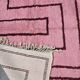 Tapis Rose Contemporain - 297 x 246 cm