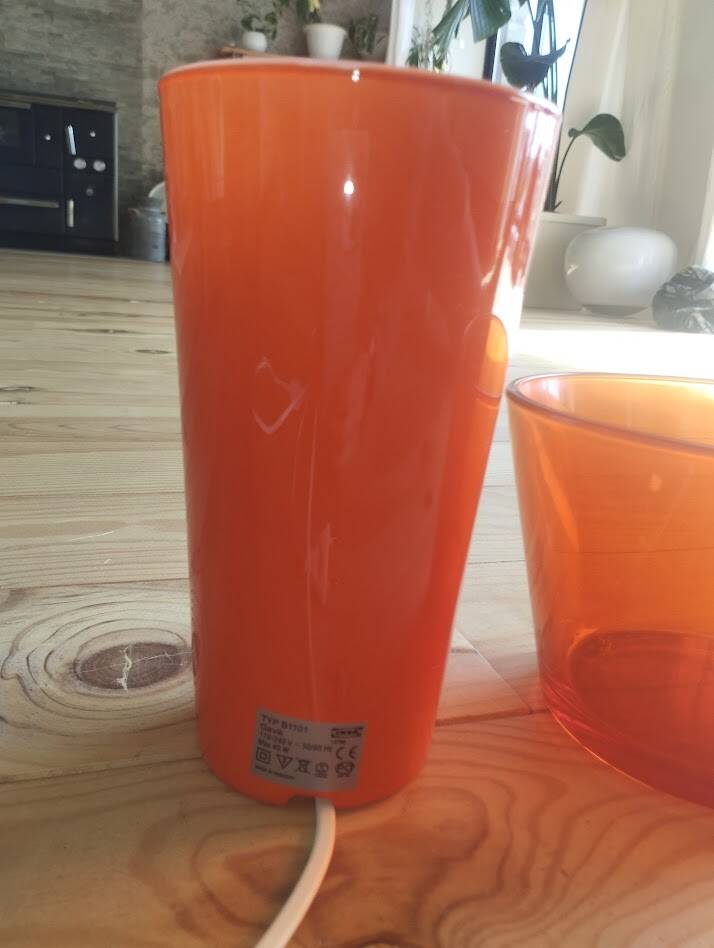 Ikea Gavik orange lamp – vintage design from the 70s/80s.