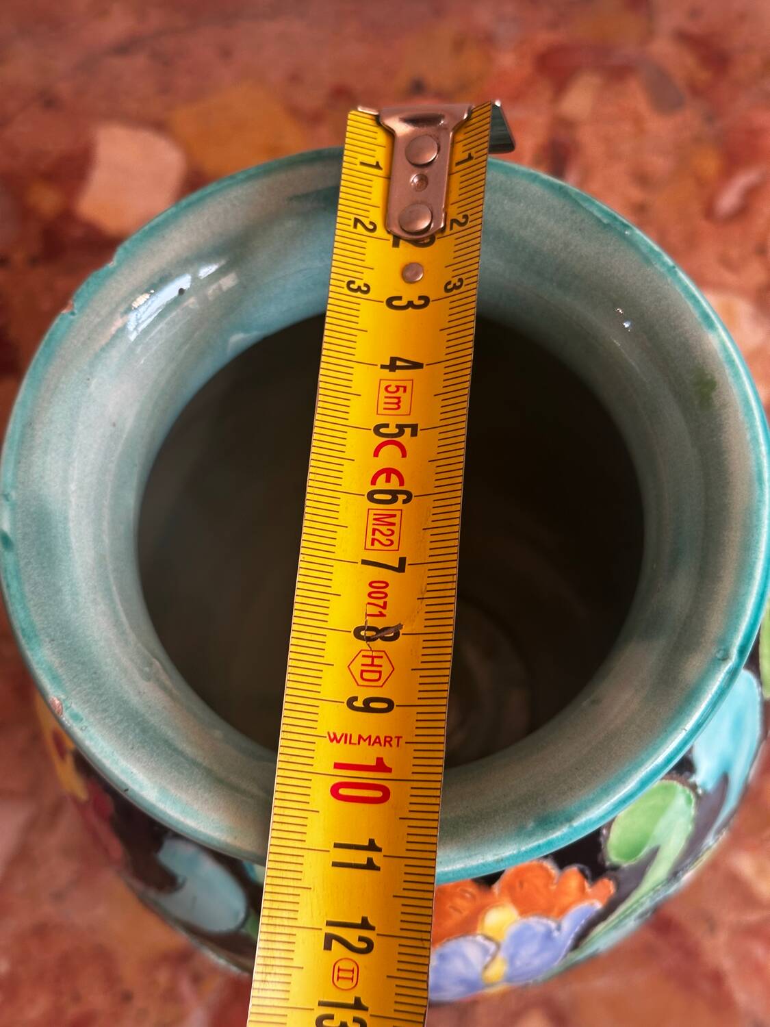 Vintage ceramic vase Cerart Monaco