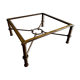 XL Gilt Coffee Table, Italy, 1970's, by Giovanni Banci for Hermes