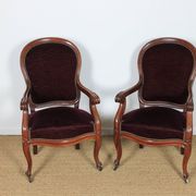 Pair of convertible chairs