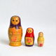 3 vintage matryoshkas
