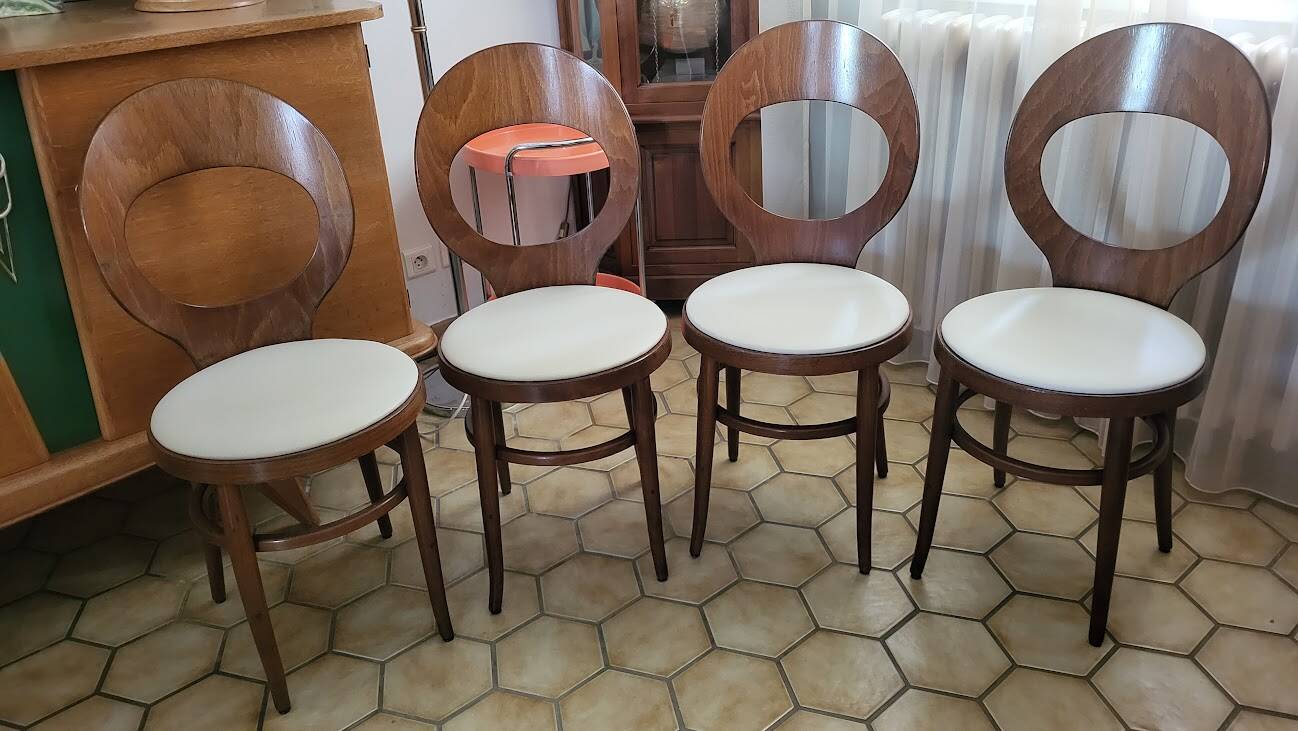 Chaises Baumann modèle mouette