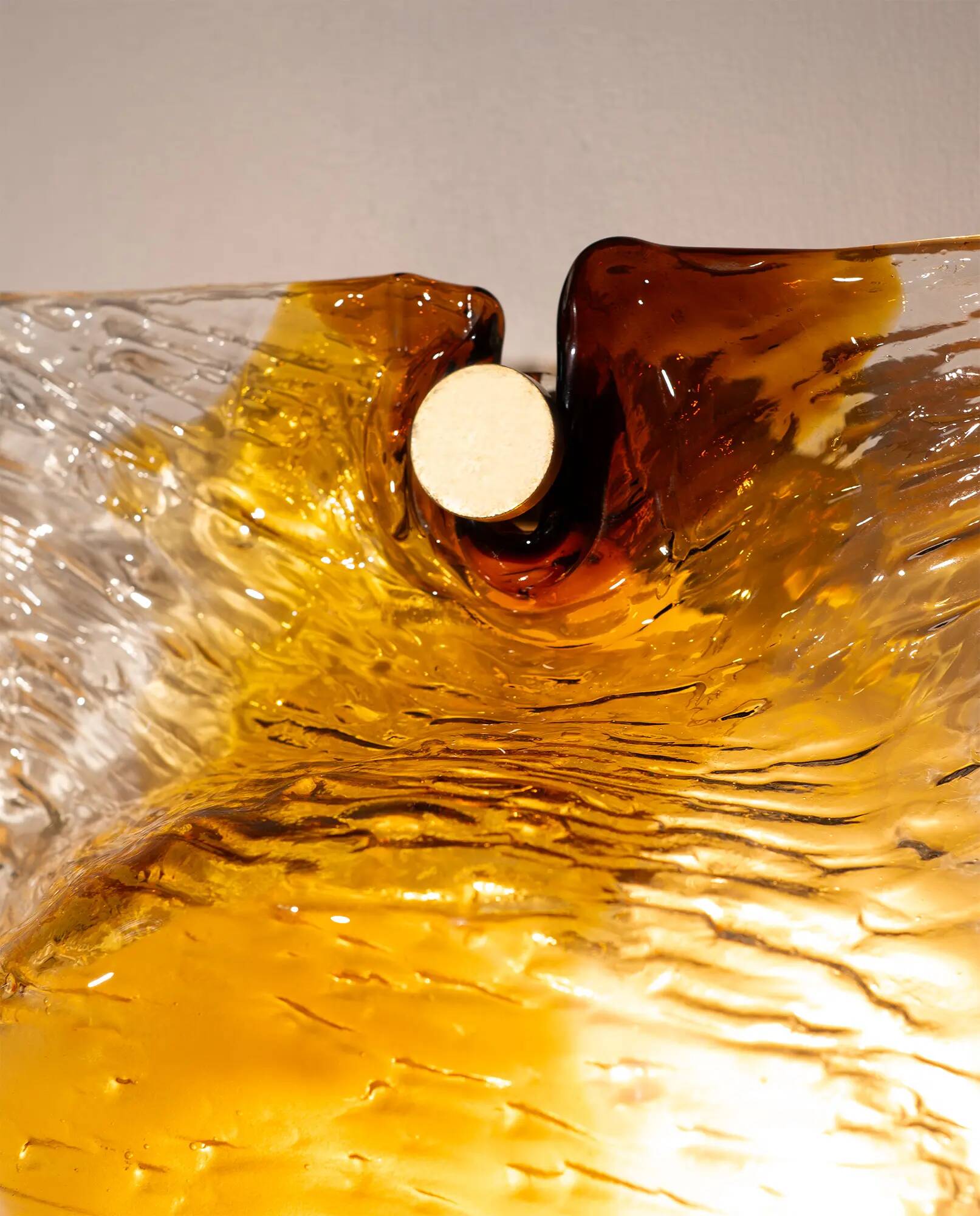 Toni Zuccheri, large wall lamp for Venini, Italy 1960's