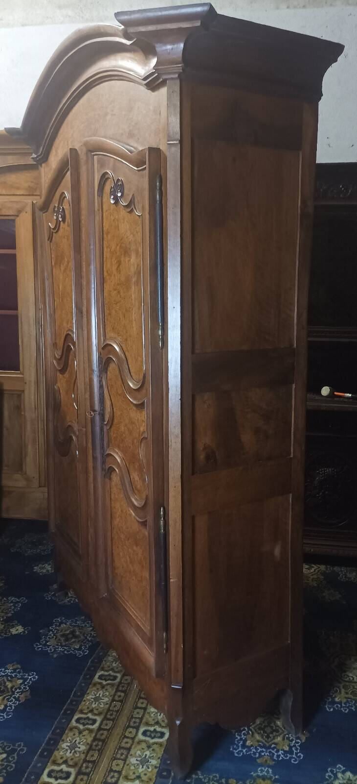 18th Century Walnut Transition Armoire