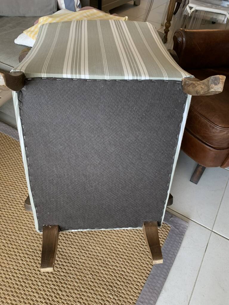 Renovated vintage armchair by a professional