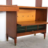 Norwegian Mid Century Modular Standing Shelf, 1960's