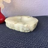 Brutalist alabaster ashtray Alabaster Italy - Romano Bianchi