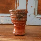 Mug en grès pyrite signée La Borne