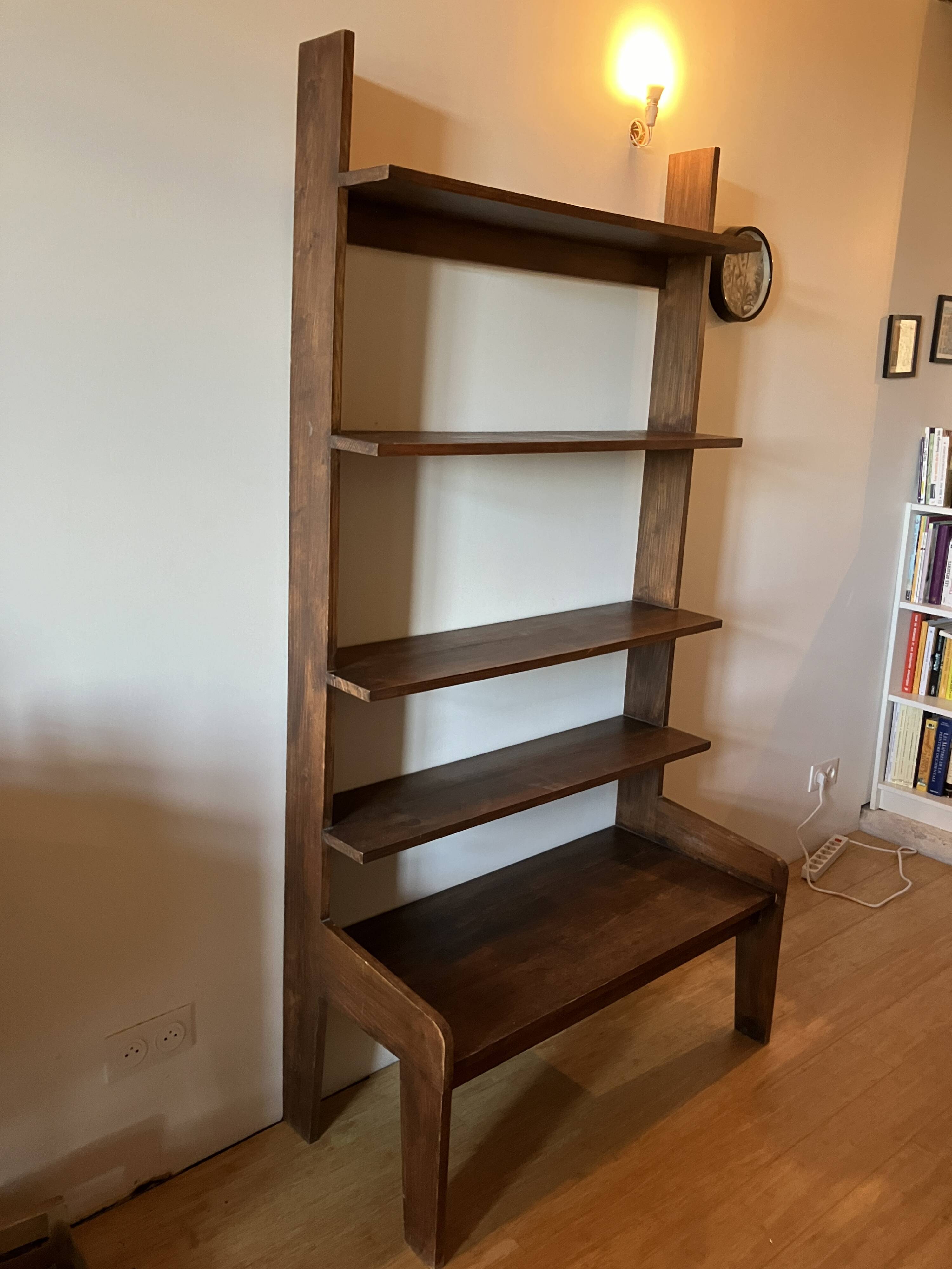 Art Deco shelf in the style of René-Jean Caillette