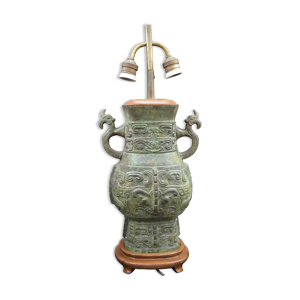Vase hu rituel chine forme balustre
