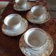 Set of 5 Limoges porcelain cups
