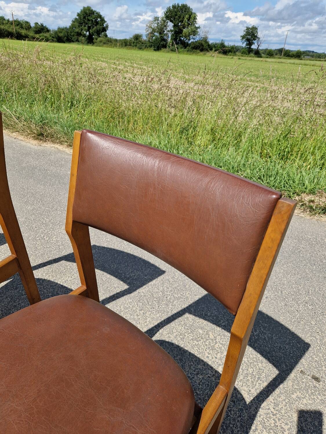 Set of 4 vintage Scandinavian chairs