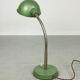 Vintage green gooseneck table lamp