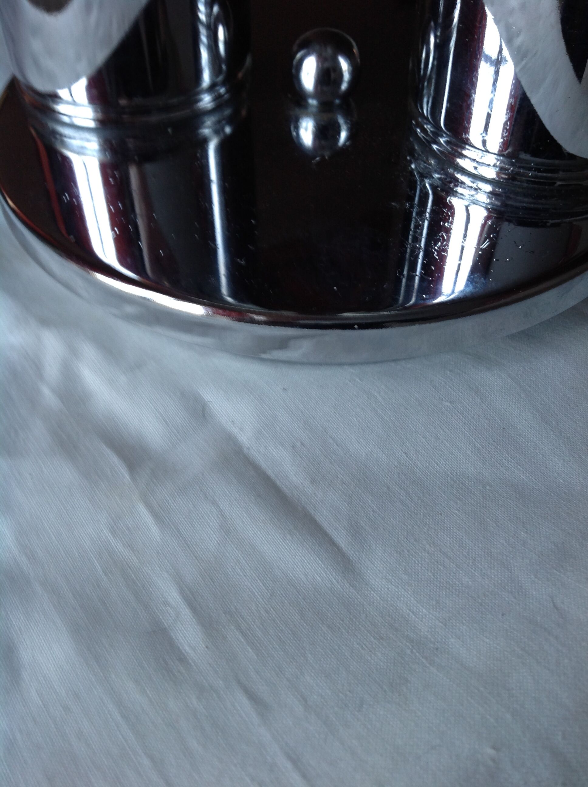 Lampe chromée année 70