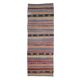 Turkish handwoven wool kilim rug 116x325