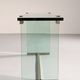 Table d'appoint Modèle T30 par Peter Ghyczy - design des années 1970 (2 mètres de long)