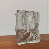 Vintage Glass Block Vase
