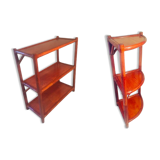 Lot of 2 rattan floorers by maugrion for roche bobois 1970/1980