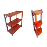 Lot de 2 etageres en rotin by maugrion pour roche bobois 1970/1980