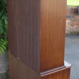 Mahogany bookcase with brushing slide