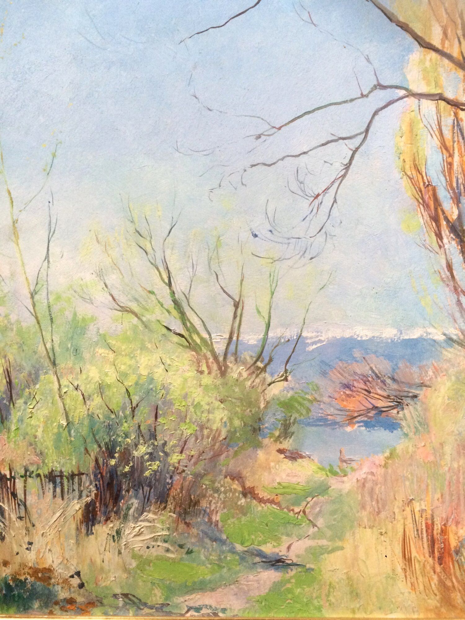 Annecy, le bord du lac Armand Leleux 1894-1960