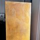 Armoire bois et rotin années 60